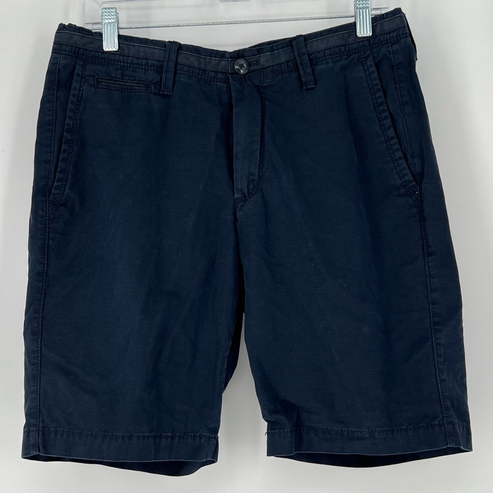 GAP NAVY BLUE TRADITIONAL COTTON SHORTS‎